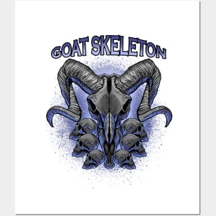 Goat skeleton Posters and Art